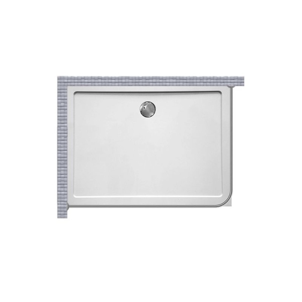 Карниз для душа GoodHome, поддона 90x90см (Штанга) Г-образный, угловой Усиленный из нержавеющей стали