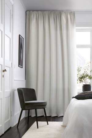 Портьера на тесьме "Лисса" 200х260 цвет крем