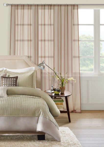 Тюль на тесьме "Sofia" 300х275 коричневый