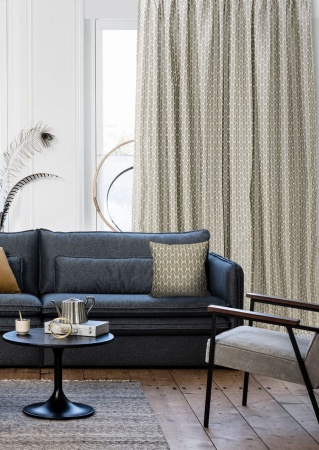 Штора на тесьме 276х270 см Motive с подхватом цвет бежевый