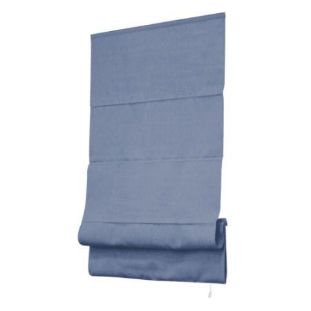 Римские шторы Helena на веревочном механизме цвет синий