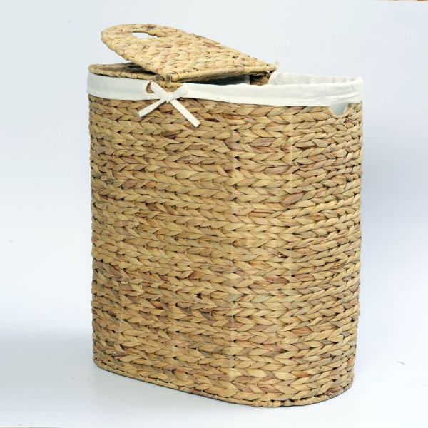 Плетеная корзина для белья с крышкой Dill WB-610-L