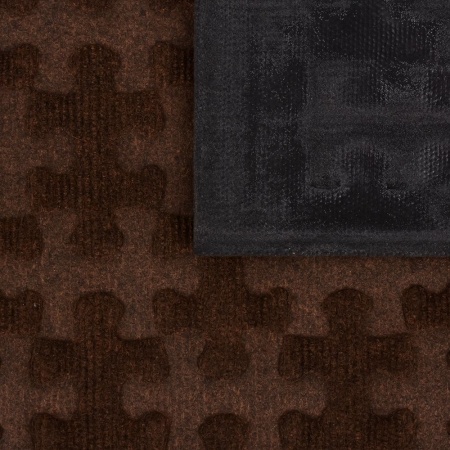 Коврик Vortex рельефный 40х60 цвет коричневый