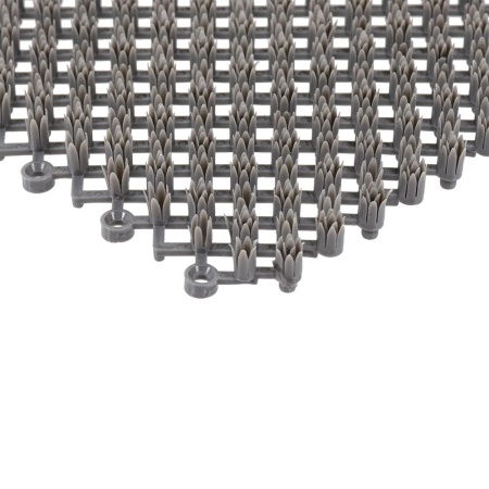 Коврик Vortex без подложки 42х56 ТРАВКА цвет черно-серый