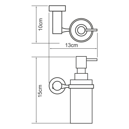 Дозатор для жидкого мыла Donau K-9499