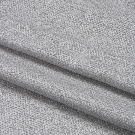 Римская штора с бахромой Валенсия, на цепочном механизме, цвет серый