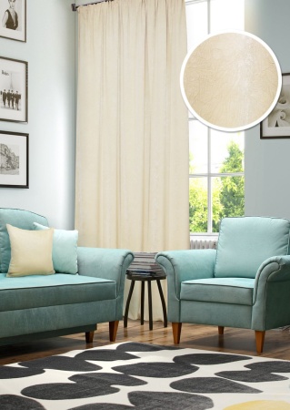 Штора на тесьме "Чинчила Chinchila" 140х270