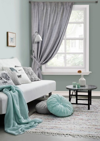 Портьера на тесьме "Амрум Amrum" 146х270 светло-серый