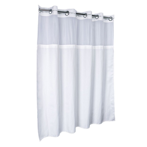 Шторка для ванной Fixsen Hotel белая