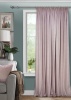 Штора на тесьме 200х270 Pudra с подхватом цвет нежно-розовый