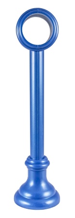 Карниз Марилена однорядный (МЕТАЛЛ/ПЛАСТИК), синий, 200 см