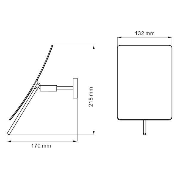 Зеркало с 3-х кратным увеличением K-1001