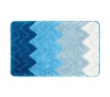 Коврик Fixsen для ванной 50х80 см Deep цвет голубой