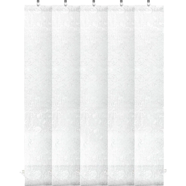 Ламели для вертикальных жалюзи УЮТ Фрост 180 см цвет белый (5 шт)