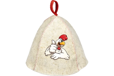 Шапка "Не кукарекай!", "Hot Pot", войлок