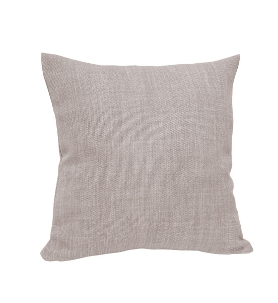 Подушка декоративная на молнии 40х40 см Dimaut Lux цвет нюдовый