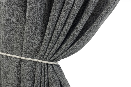 Штора на люверсах 200х260 см Ливит цвет темно-серый