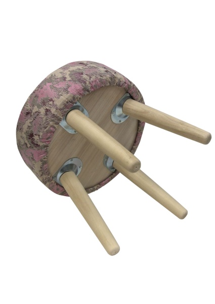 Пуф Fog круглый, цвет бежево-розовый