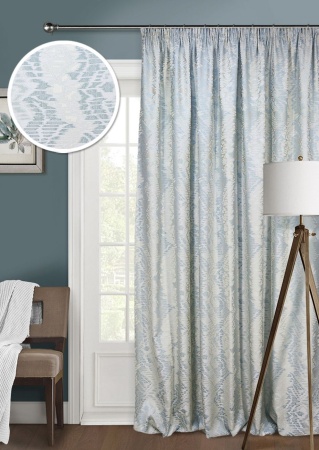 Штора на тесьме 200х270 см Salerno с подхватом цвет бежевый