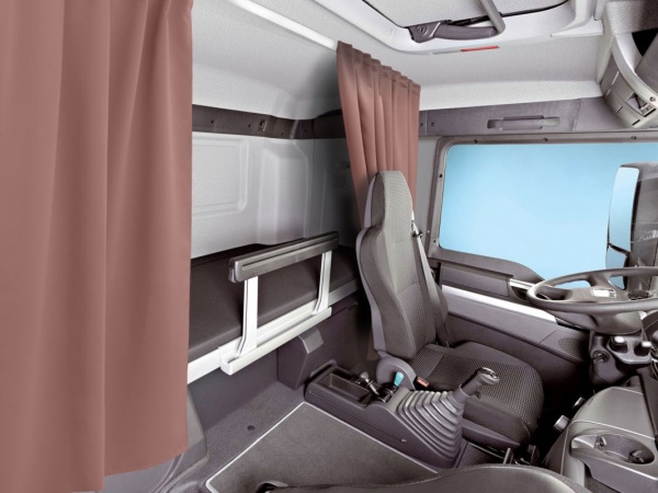 Комплект автоштор и карниза спального места Blackout - auto SK 240х160 (цвет: Кофе с молоком)