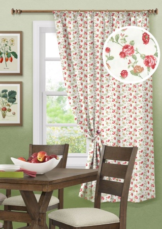 Штора на тесьме "Dunston" 136х180 мультиколор