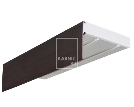 Потолочный карниз Эконом плюс 2-х рядный, "Венге"