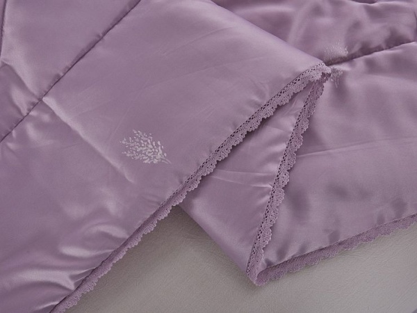 Одеяло Cleo FitoLine искусственный шелк цвет фиолетовый