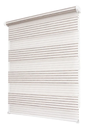 Рулонные шторы день ночь УЮТ Манчестер цвет натуральный