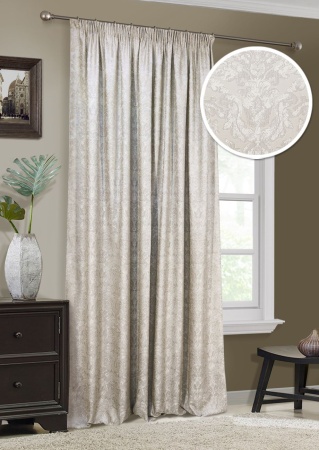 Штора на тесьме "Rebecca" 200х270 беж