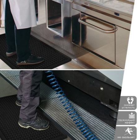 Коврик Vortex резиновый 60х90 Антиусталость