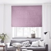 Римские шторы Эдит на веревочном механизме цвет фиолетовый