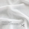Легкая ткань на отрез ширина 290 см Вуаль креш цвет белый