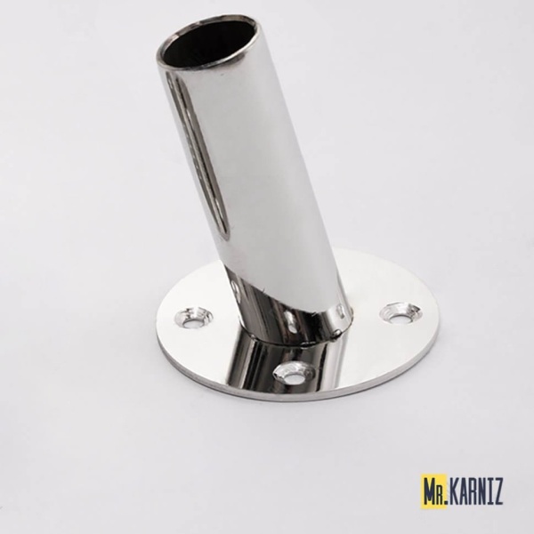 Крепление для карниза проточенное 76 градусов 10 см