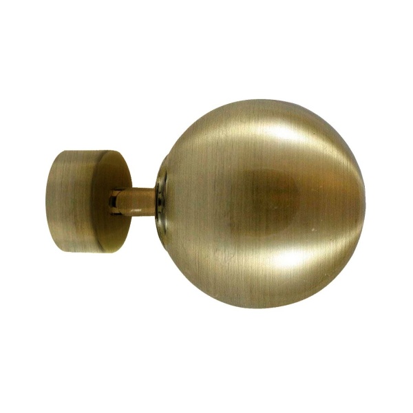 Наконечник "Шар на ножке", Золото антик , Ø25мм