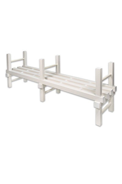 Стеллаж одноярусный В-132, белый