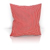 Подушка декоративная на молнии 40х40 см Red Kimberly клетка