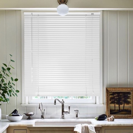 Жалюзи алюминиевые 60х160 см цвет белый Жалюзи алюминиевые 60х160 см цвет белый