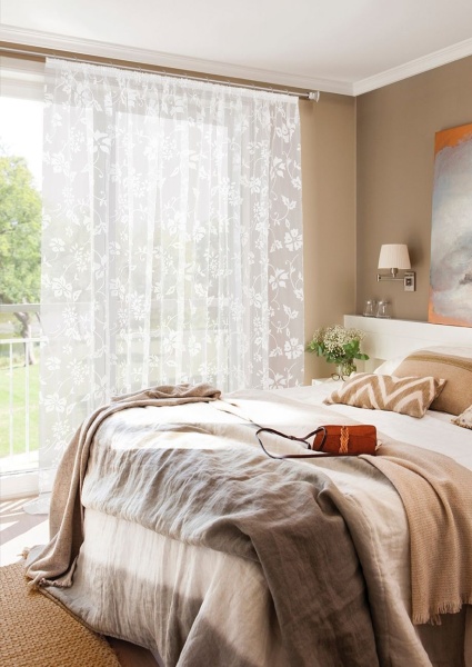 Тюль на тесьме 300х265 см Klematis