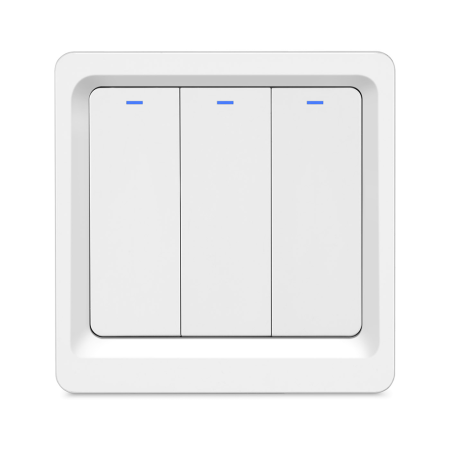 Умный Zigbee выключатель ROXIMO, трехкнопочный, SZBTN01-3