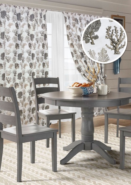 Комплект штор на тесьме "Актиния Actinia - ST" 450х270