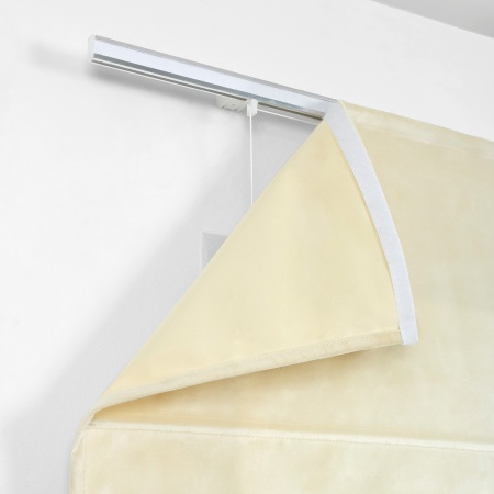 Римская штора с помпонами, Марсель цвет ванильный