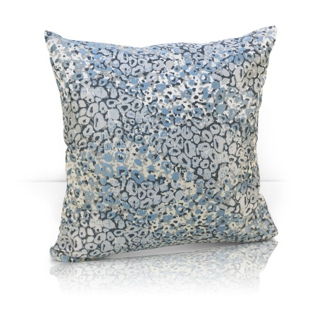 Подушка декоративная на молнии 40х40 см Stone цвет синий