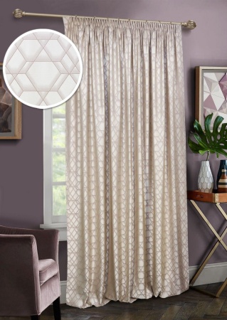 Штора на тесьме "Almaz" 200х270 беж