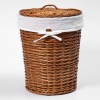 Плетеная корзина для белья с крышкой Leine WB-350-M