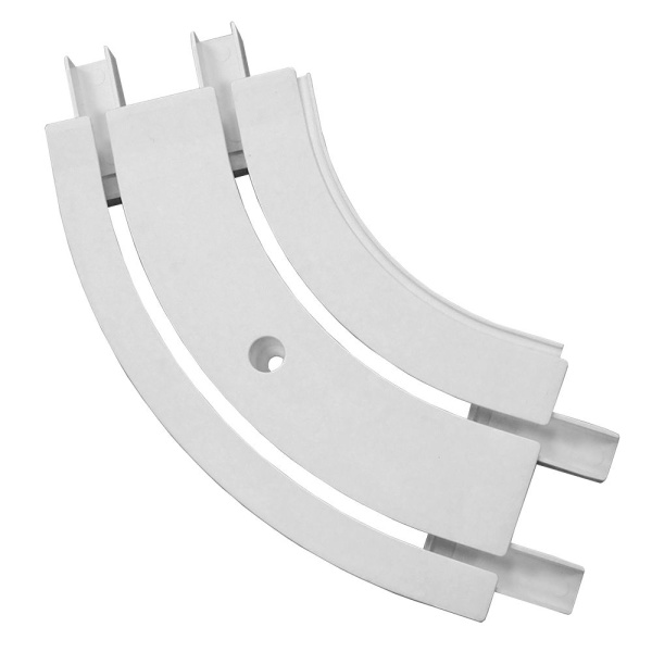 Закругление внутреннее для шины потолочной 2-х рядной, 120 градусов, 21202