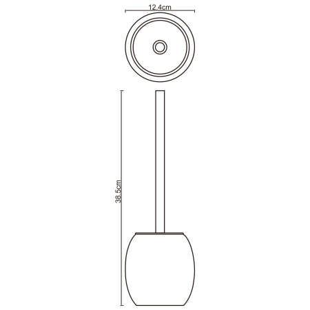 Щетка для унитаза Ruwer K-6727