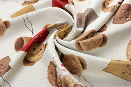 Штора на тесьме Dimaut "Мишутка", 200х285 см