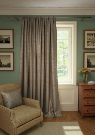 Портьера Plain Lux-S 200х280 см коричневый