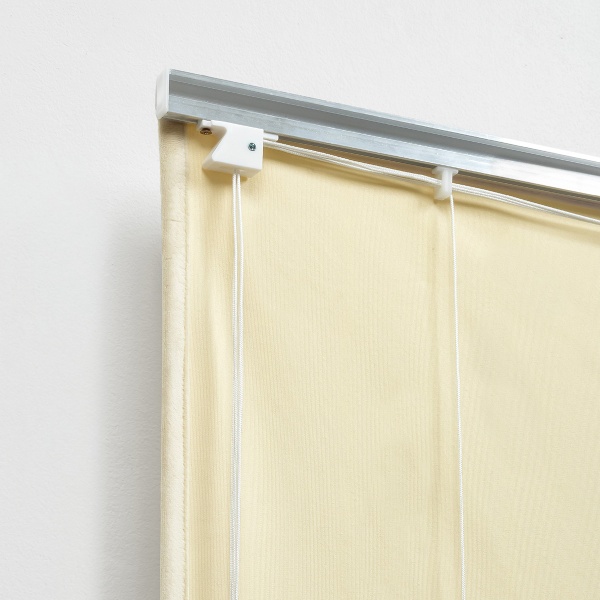 Римская штора с бахромой, Кисть цвет ванильный