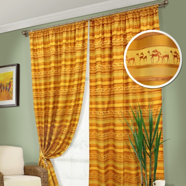 Комплект штор для гостиной Macassar-ST 2 шторы 147х280